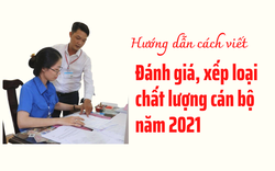 Hướng dẫn chi tiết cách viết phiếu đánh giá xếp loại chất lượng cán bộ năm 2021