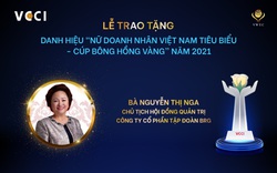 Chủ tịch Tập đoàn BRG lần thứ 5 vinh dự nhận danh hiệu “Nữ Doanh nhân Việt Nam tiêu biểu – Cúp Bông Hồng Vàng”