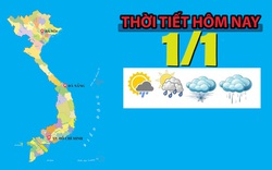 Thời tiết hôm nay 1/1: Hà Nội ngày đầu năm mới trời rét, sáng có mưa nhỏ