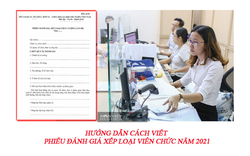 Hướng dẫn cách viết phiếu đánh giá xếp loại viên chức năm 2021