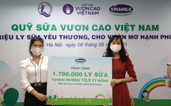 Quỹ Sữa Vươn cao Việt Nam: 19.000 trẻ em có hoàn cảnh khó khăn được tài trợ uống sữa trong năm 2021 