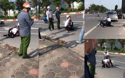 Kỷ luật Đại úy công an "chỉ đứng bấm điện thoại" ngay hiện trường vụ cướp taxi ở Hà Nội