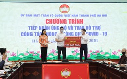 Hà Nội tiếp nhận 11,370 tỷ đồng ủng hộ công tác phòng, chống dịch Covid-19