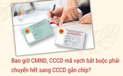 Bao giờ CMND, CCCD mã vạch bắt buộc phải chuyển hết sang CCCD gắn chíp?