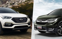 Vì sao người Việt đắn đo giữa Honda CR-V và Hyundai SantaFe?