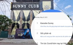 'Karaoke Sunny' lên top 1 bảng xếp hạng tìm kiếm Google