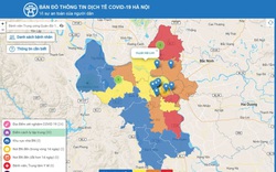 Hà Nội ra mắt Bản đồ thông tin dịch tễ Covid-19
