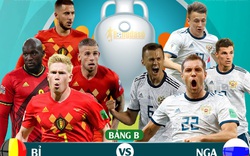 Xem trực tiếp Bỉ vs Nga trên kênh nào?
