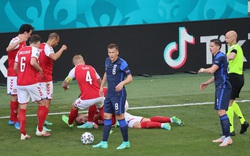 SỐC: Tiền vệ Eriksen tự đổ gục, nuốt lưỡi trong trận Đan Mạch vs Phần Lan