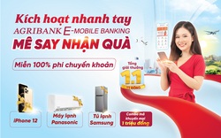 "Kích hoạt nhanh tay – Mê say nhận quà" cùng ứng dụng Agribank E-Mobile Banking