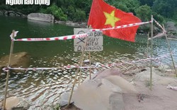 Đi thả lưới, người đàn ông ở Quảng Bình hoảng hồn kéo trúng 1 quả bom dài 1,2m nằm ở bờ suối