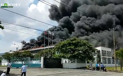 Đồng Nai: Nỗ lực khống chế ngọn lửa bao trùm công ty hoá chất Arirang