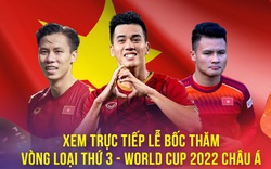 Lễ bốc thăm chia bảng Vòng loại thứ 3 World Cup 2022 khu vực châu Á