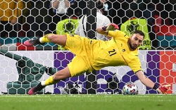 Khoảnh khắc "người nhện" Donnarumma cản phá 2 cú sút luân lưu giúp Italia vô địch Euro 2020