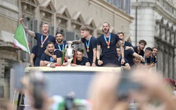 Chùm ảnh: Tổng thống và Thủ tướng Italia tiếp đón nhà vô địch EURO 2020