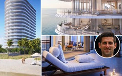 Bên trong căn hộ ở bãi biển Miami trị giá 4 triệu bảng của Novak Djokovic