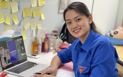 Chuyền hai xinh đẹp Nguyễn Thu Hoài 1m75: Nghỉ dịch, thành "cô giáo" dạy tiếng Anh