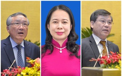 Bà Võ Thị Ánh Xuân, ông Nguyễn Hòa Bình và ông Lê Minh Trí tái cử chức vụ