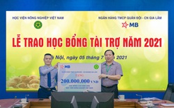 MB Bank trao học bổng trị giá 200 triệu đồng cho sinh viên Học viện Nông nghiệp Việt Nam