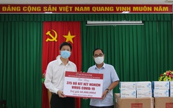 Agribank khu vực Tây Nam Bộ, Agribank Cần Thơ II ủng hộ 1.175 bộ kit xét nghiệm virus Covid-19