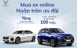 Nhận 3 năm bảo dưỡng miễn phí, ưu đãi tới 100 triệu khi mua xe VinFast online trong tháng 8