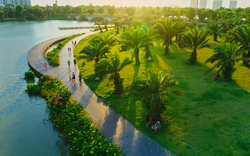 Khu đô thị Ecopark nói không với những cung đường, vỉa hè bê tông tại Việt Nam