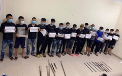 Hà Nam: Đang dịch Covid-19, hơn 30 thanh niên vẫn dùng dao, kiếm, phóng lợn "dàn trận" đánh nhau