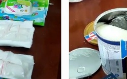 2 phụ nữ mang thai giấu ma túy trong hộp sữa bột, khăn ướt