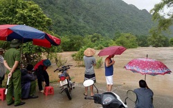 ẢNH: Mưa lớn gây ngập úng, chia cắt nhiều tuyến đường ở Thái Nguyên
