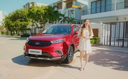 Nữ Youtuber xinh đẹp trải nghiệm Ford Territory 2021 sắp về Việt Nam đấu Tucson, CX-5