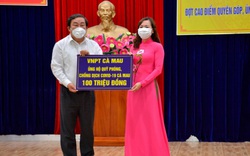 VNPT Cà Mau ủng hộ Quỹ phòng chống Covid-19 100 triệu đồng