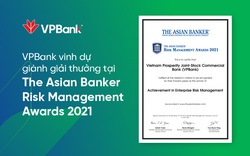 VPBank lần thứ 2 liên tiếp nhận giải thưởng quản trị rủi ro danh giá cấp châu lục