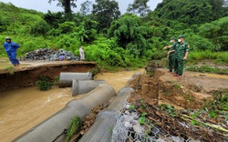 Quảng Trị: Bão Côn Sơn gây tốc mái 50 nhà dân, cuốn trôi cầu tràn khiến hàng trăm hộ bị cô lập