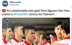 Vượt qua Panama, ĐT futsal Việt Nam được FIFA và AFC khen hết lời