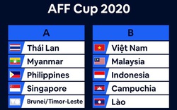 Kết quả bốc thăm AFF Cup 2020: ĐT Việt Nam cùng bảng 4 "bại tướng"