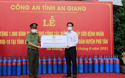 An Giang: 2.000 bình oxy, 50 tấn gạo hỗ trợ các khu điều trị F0 và người dân khu phong tỏa 