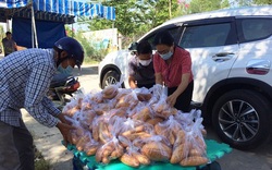 Khánh Hòa: Hơn 1.000 ổ bánh mỳ và nhu yếu phẩm hỗ trợ người dân khu phong tỏa, cách ly