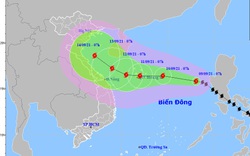 Bão Côn Sơn đã vào biển Đông, thành cơn bão số 5, có khả năng giật cấp 13