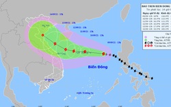 Mỹ, Trung Quốc, Nhật Bản cũng khó dự báo về đường đi của bão Côn Sơn