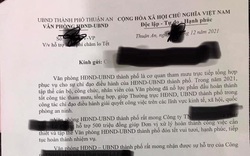 Bình Dương: Chánh văn phòng UBND TP.Thuận An gửi văn bản xin doanh nghiệp hỗ trợ 500 triệu đồng để chăm lo Tết