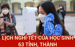 Lịch nghỉ Tết Nguyên đán 2022 của học sinh cả nước