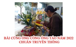 Bài cúng ông Công ông Táo năm 2022 chuẩn truyền thống