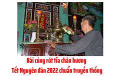Bài cúng rút tỉa chân hương Tết Nguyên đán 2022 chuẩn truyền thống