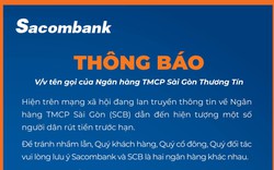 SACOMBANK và SCB là hai ngân hàng khác nhau