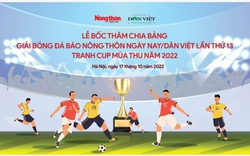 Giải bóng đá Báo NTNN/Dân Việt lần thứ 13 - Tranh cúp Mùa Thu năm 2022: 12 đội tham dự
