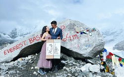 Chuyện tình lãng mạn của cặp đôi Việt cầu hôn trên Everest