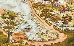 Nguyệt Hồ thắng cảnh, bức tranh cổ về Phố Hiến ở Hưng Yên từng lưu lạc tận thủ đô Paris của nước Pháp
