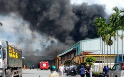 Hải Phòng: Cháy lớn tại xưởng sản xuất của Công ty CP thương mại Minh Khai
