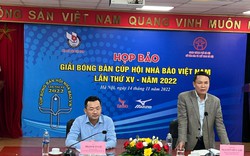 120 triệu đồng tiền thưởng giải bóng bàn Hội Nhà báo Việt Nam 2022