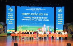 Tiết lộ thú vị về vòng chung khảo Hội thi “Trưởng thôn thân thiện” Hà Nội năm 2022